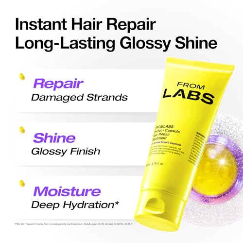 FROMLABS Protein Capsule Hair Repair, aplicación en medios y puntas para control.