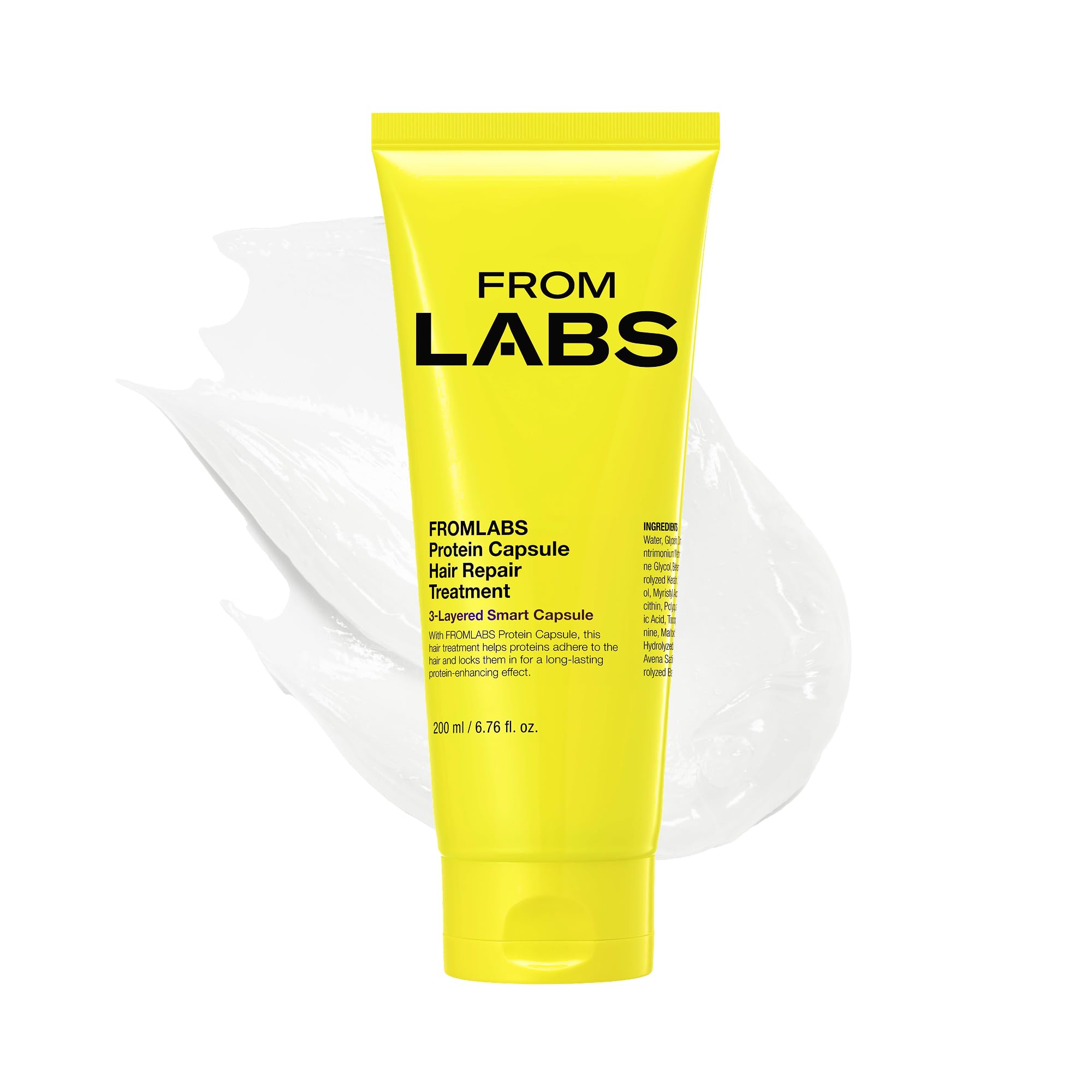 FROMLABS Protein Capsule Hair Repair, botella, ofrece reparación e hidratación concentradas.