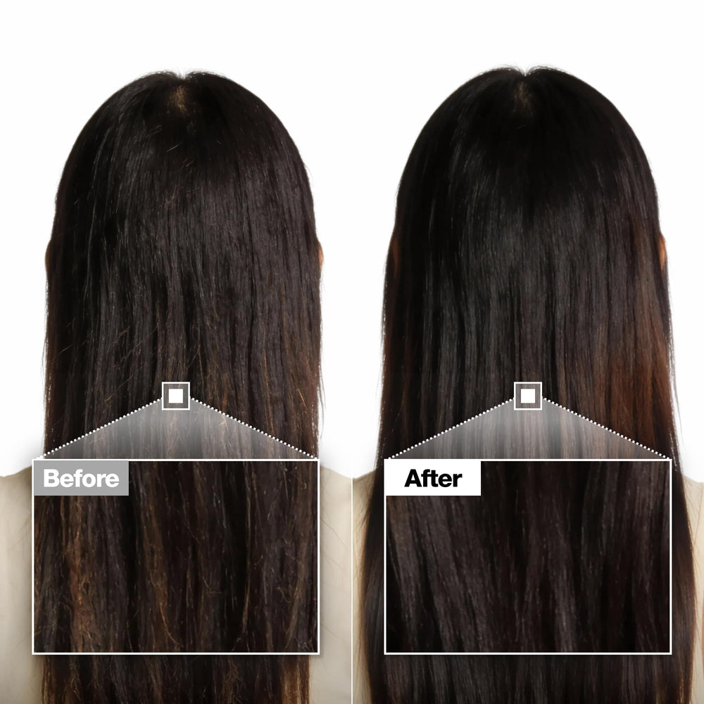 FROMLABS Textura del cabello ligera tras la mezcla aplicada.