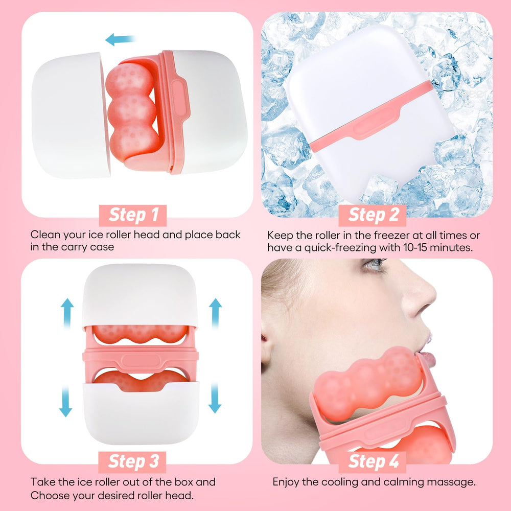 Rodillo de hielo Fronnor ofrece relajación facial rápida.