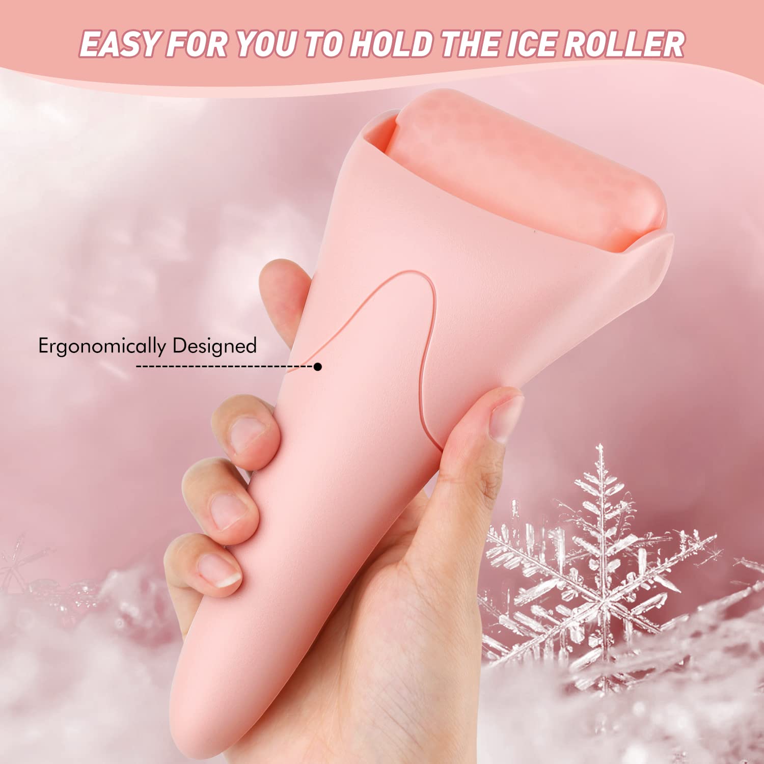 Rodillo de hielo Fronnor alivia migrañas con enfriamiento rápido.