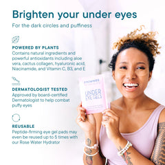 Frownies parches gel ojos, uso facial diario para suavizar líneas
