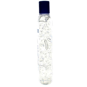 Etiqueta del gel de aloe vera Fruit of The Earth, claridad y pureza visibles