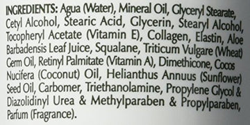 Fruit of the Earth crema vitamina E, aplicación suave en manos.