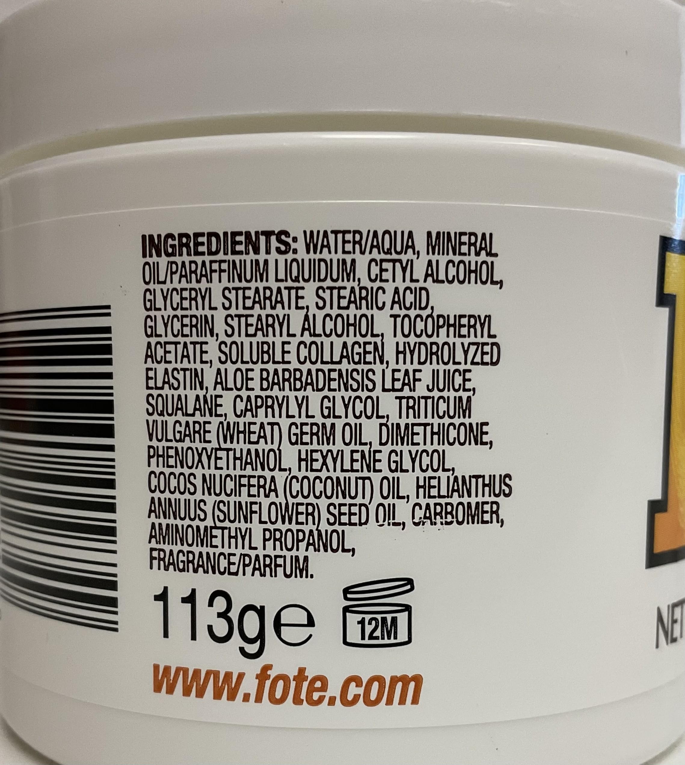 Aplicación suave de Fruit of the Earth E Skin Care Cream para piel equilibrada.