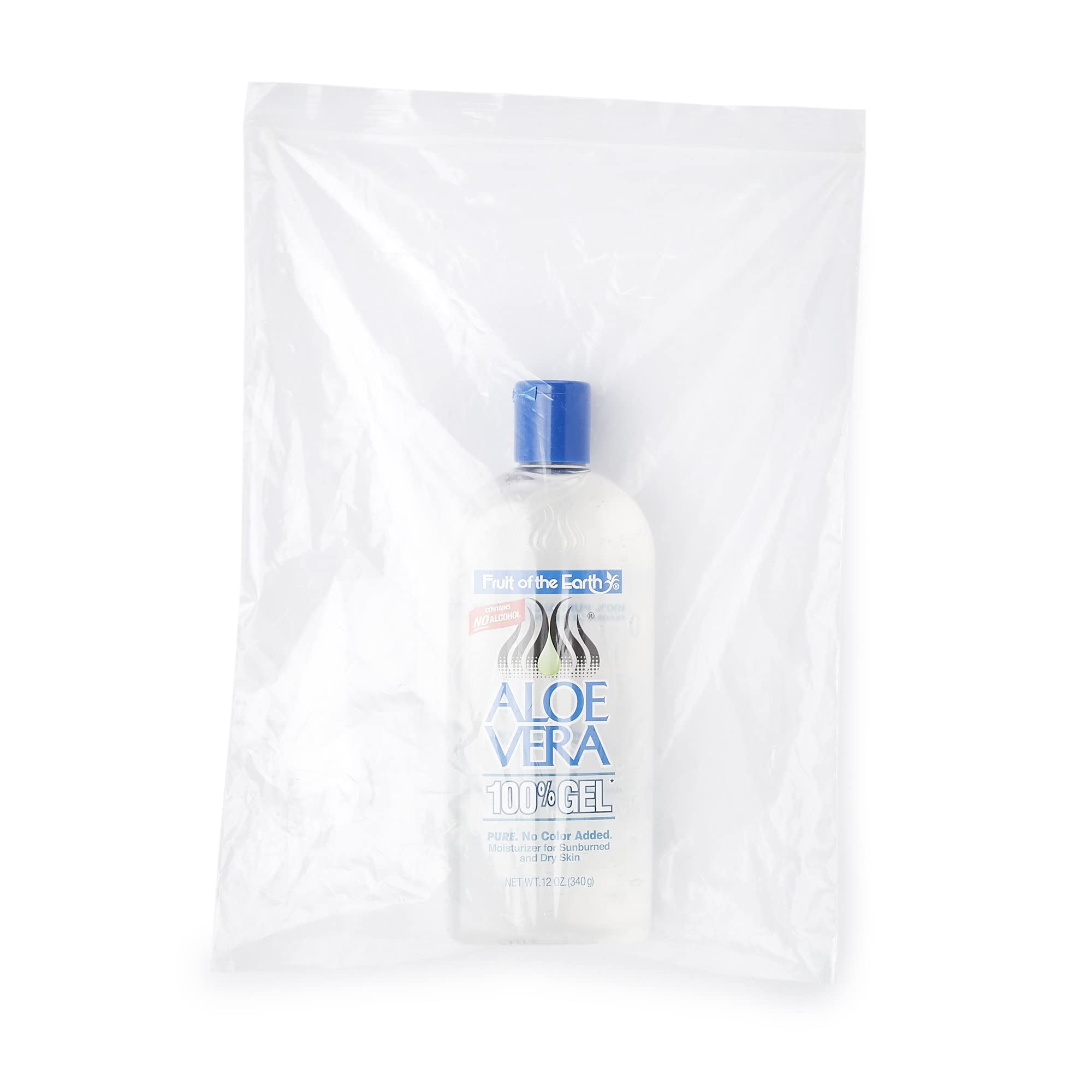 Fruit of the Earth gel aloe vera 12 onzas, alivio refrescante para piel sensible.