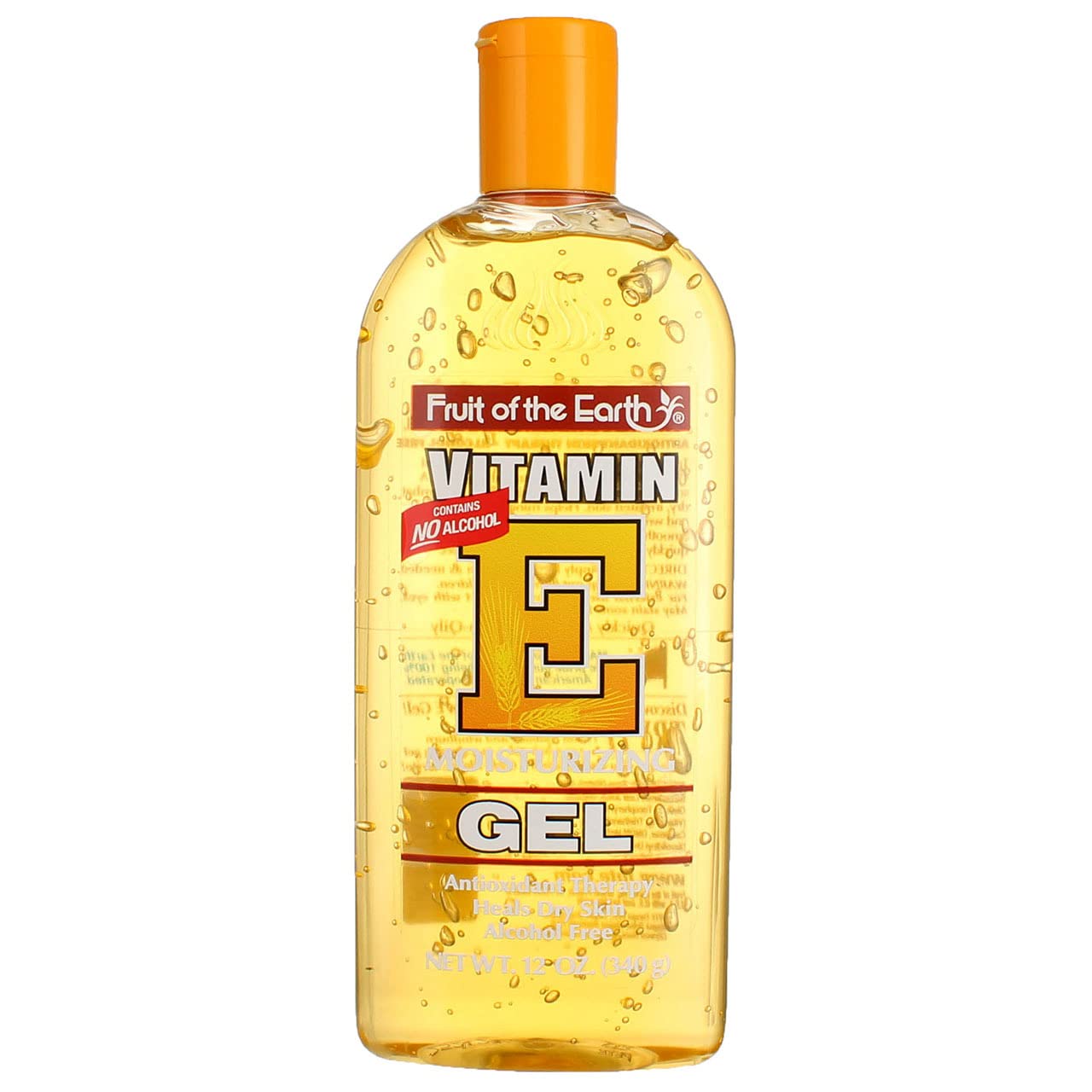 Gel hidratante sin alcohol de Fruit of the Earth para piel sensible.