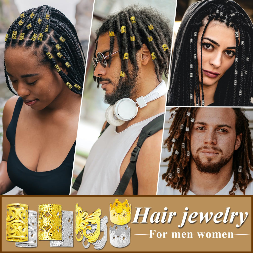 Estilos variados de joyería para trenzas Fscwlmon