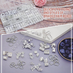 Fscwlmon joyas para trenzas corazones: perfecto para fiestas.