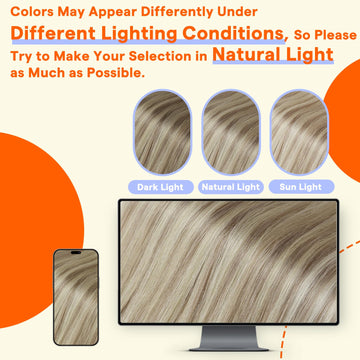 Variedad de colores para combinar con su tono natural.