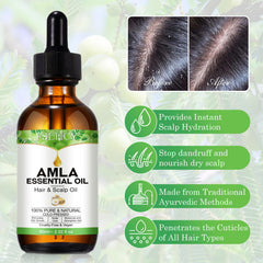 FSLHCY Amla Oil fortalece las raíces para cabello más resistente.