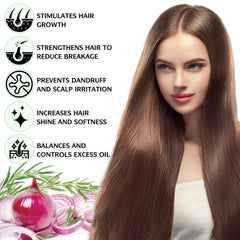 Aplicación del champú FSLHCY en cabello húmedo para limpieza suave.