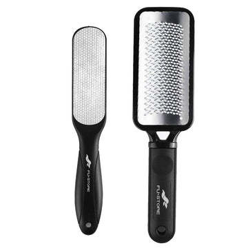Fu Store limas para pies duales en acero inoxidable, cuidado profesional en casa