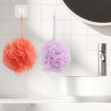 Conjunto Fu Store de 4 esponjas de lufa para ducha, colores variados