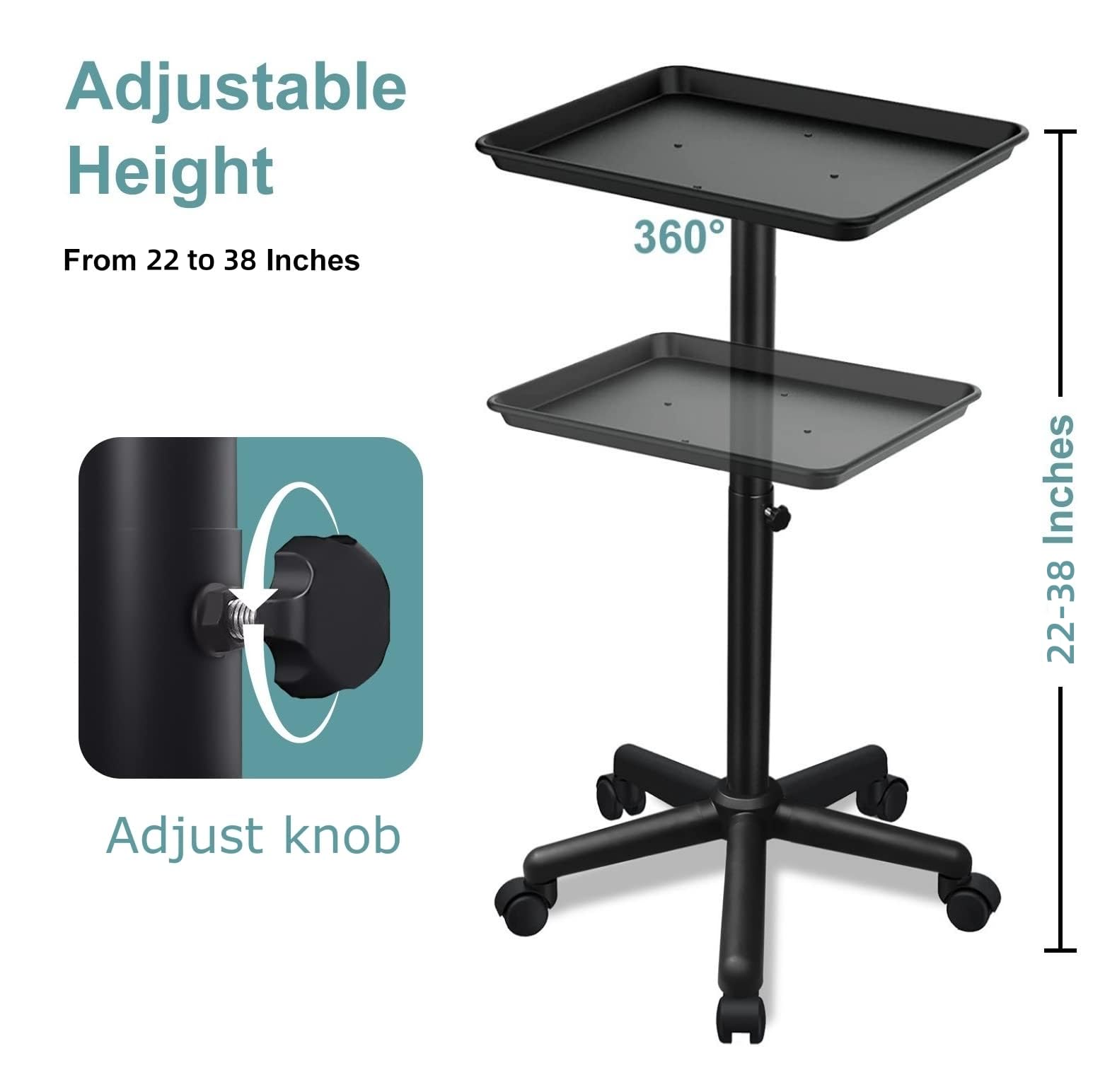 Bandeja Fuehomue altura ajustable para diferentes tareas con comodidad