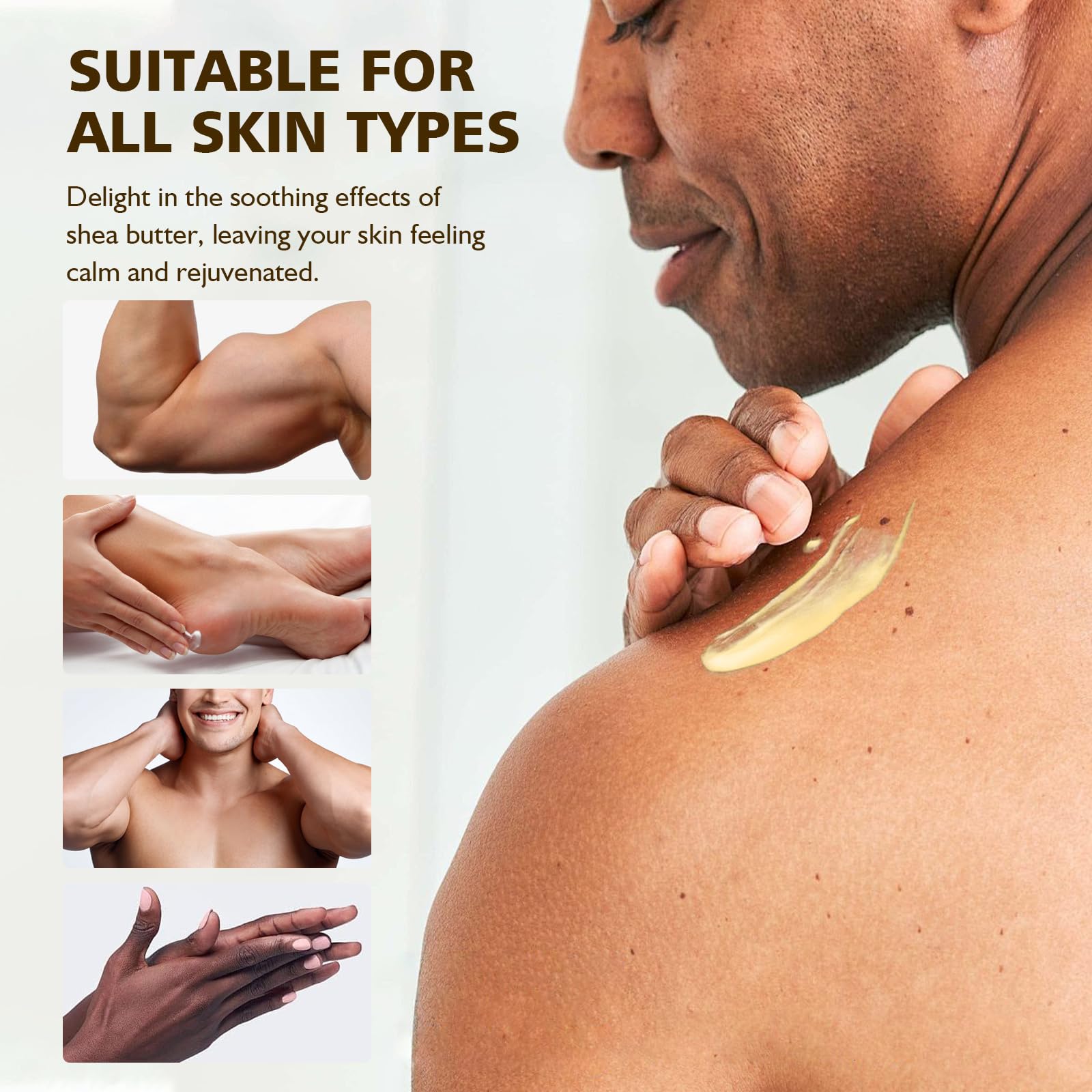 Fugit Crowned SKLN par crema corporal para hombre, cuidado diario
