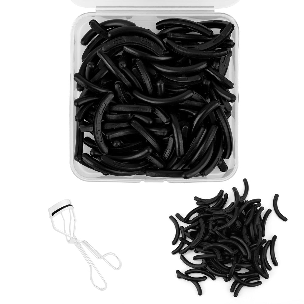 Fukaisu repuestos para rizador de pestañas Tweezerman, caucho negro para un rizo suave