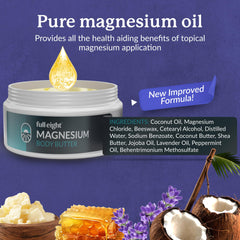 Full Eight crema magnesio para dormir mejor, relajación nocturna.