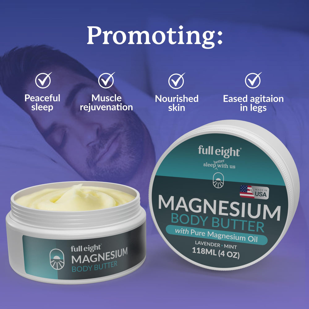 Full Eight crema magnesio para piernas: alivio de la tensión.