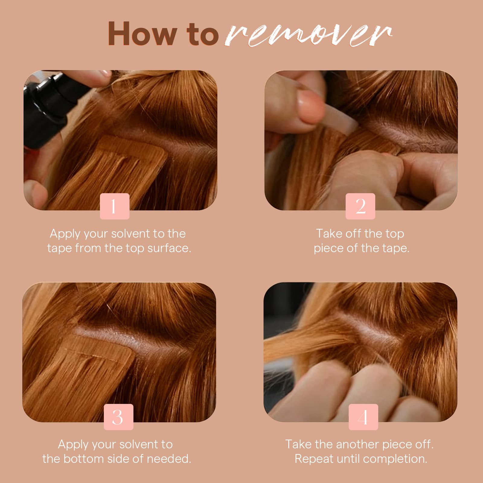 Full Shine cinta repuesto, duradera para extender la vida de las extensiones
