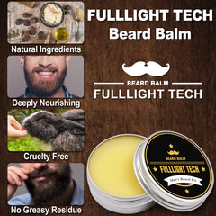 Bálsamo para barba FULLLIGHT TECH ingredientes vegetales para nutrición natural