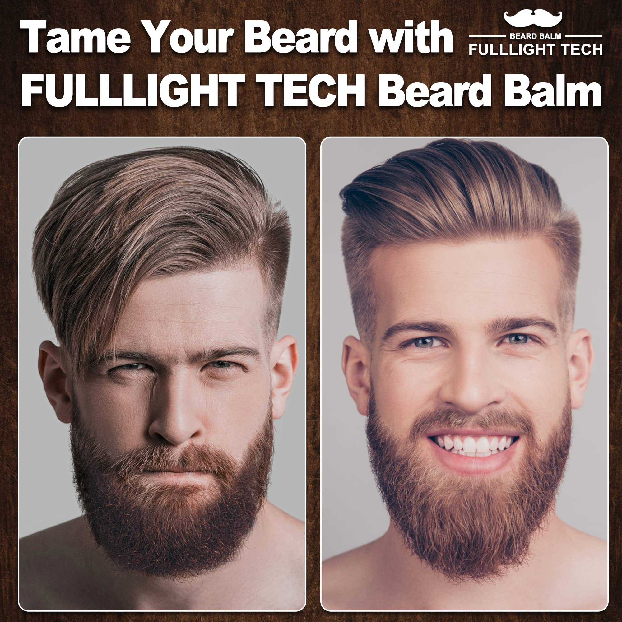 Bálsamo para barba FULLLIGHT TECH aroma cítrico refrescante durante el cuidado