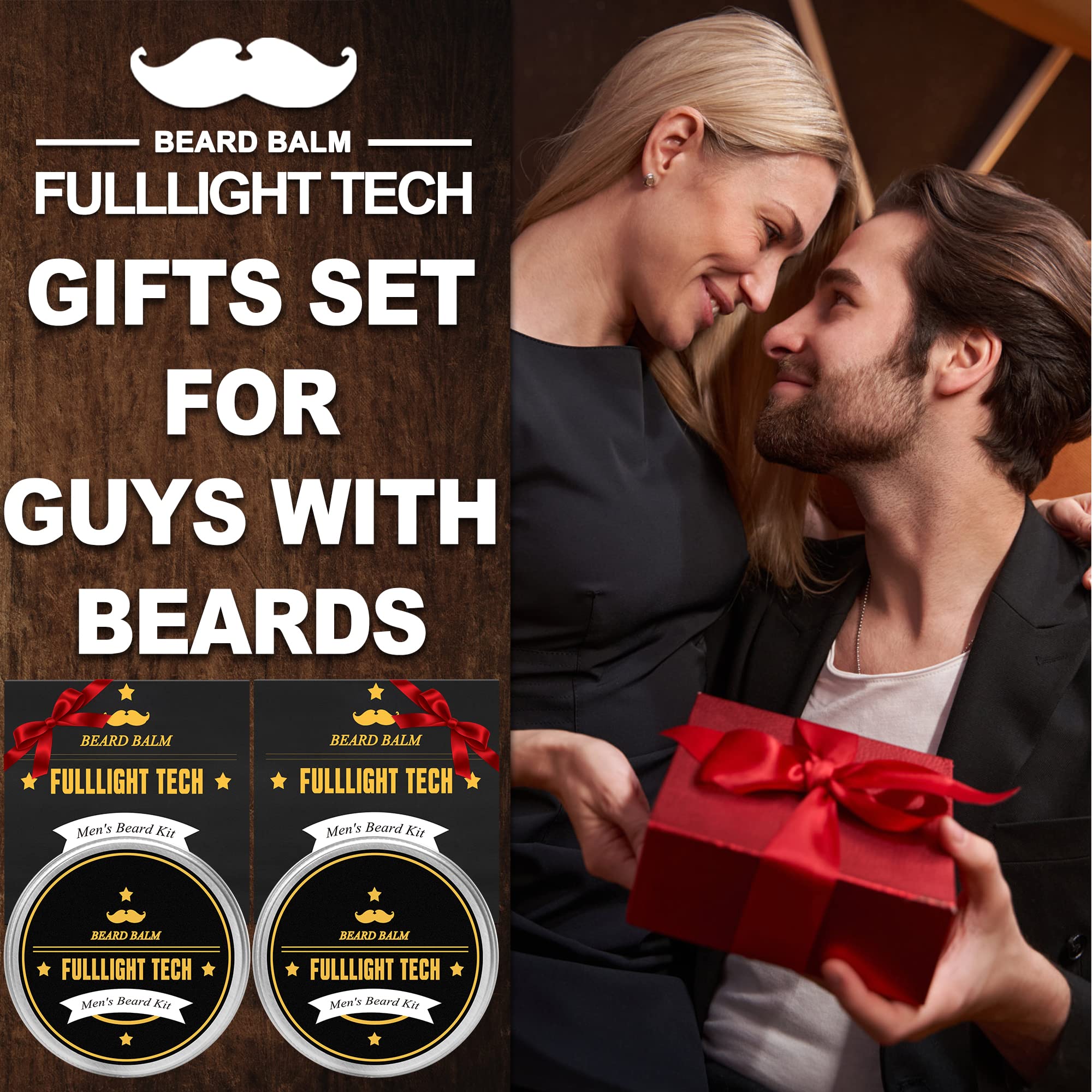 Bálsamo para barba FULLLIGHT TECH regalo ideal para hombres