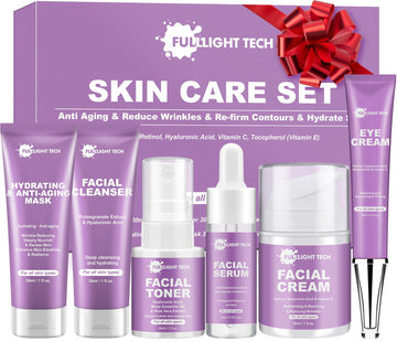 FULLLIGHT TECH conjunto de 6 piezas para una rutina diaria suave y completa