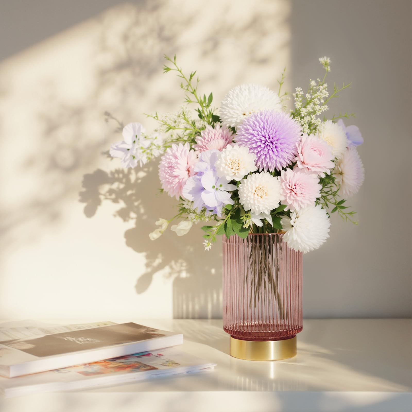 FullMeet jarrón para flores secas, uso decorativo en centro de mesa.