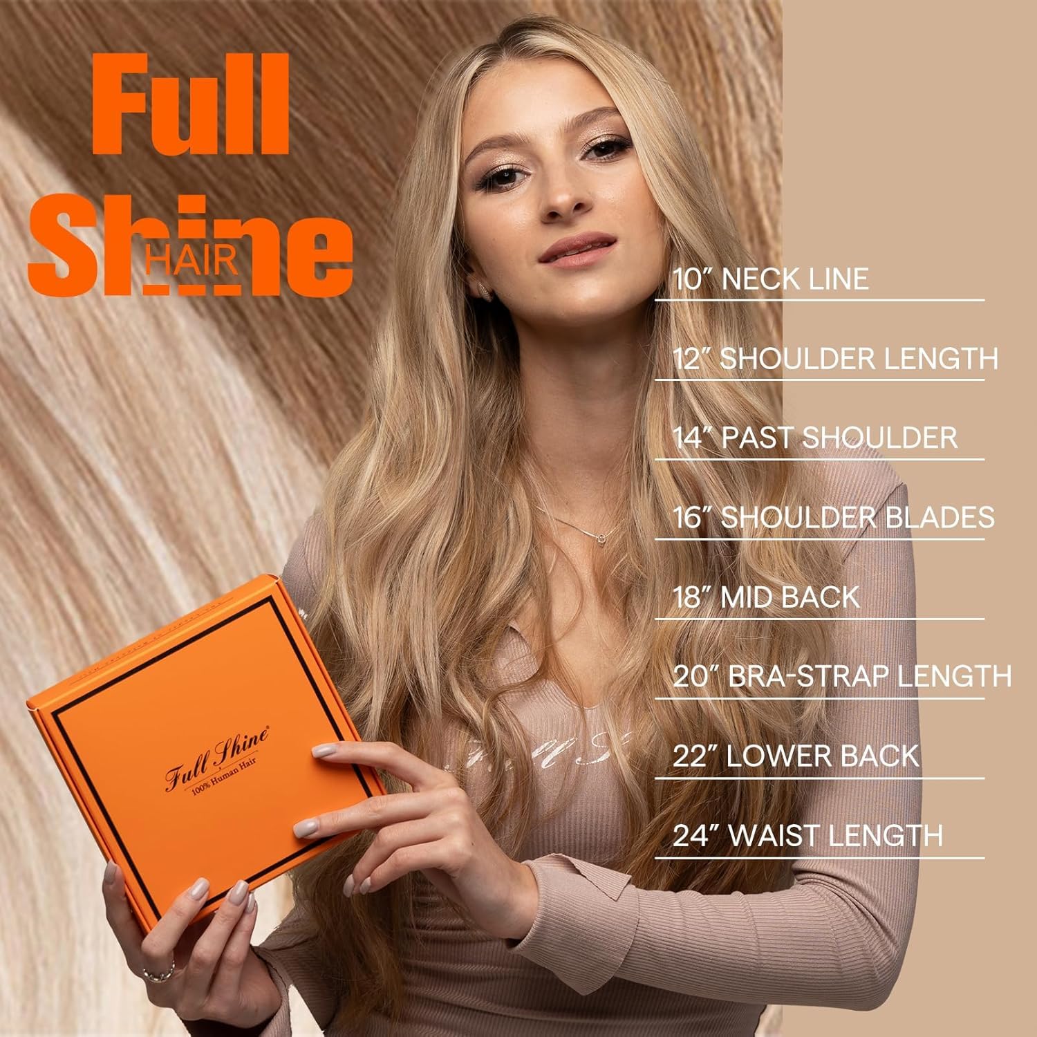 Aplicación rápida Full Shine sin calor para cambiar look fácilmente