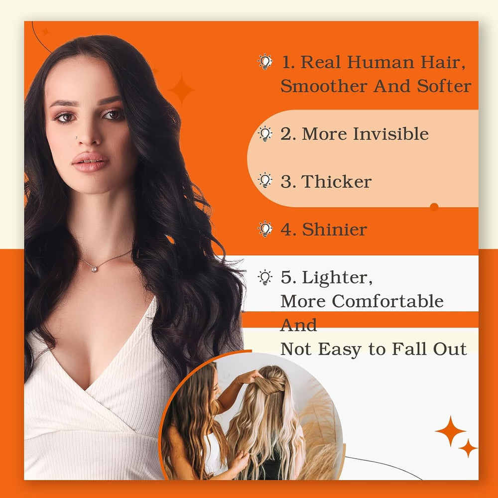 Full Shine: extensiones fáciles de lavar y peinar para uso diario.