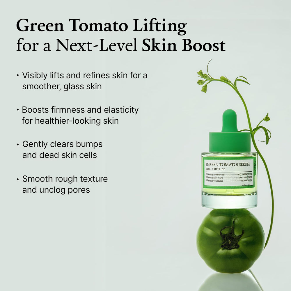 FULLY Suero Tomate Verde con cuentagotas para dosificar fácilmente.