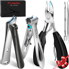 FUMAX conjunto cortaúñas 5-en-1 para uso diario.
