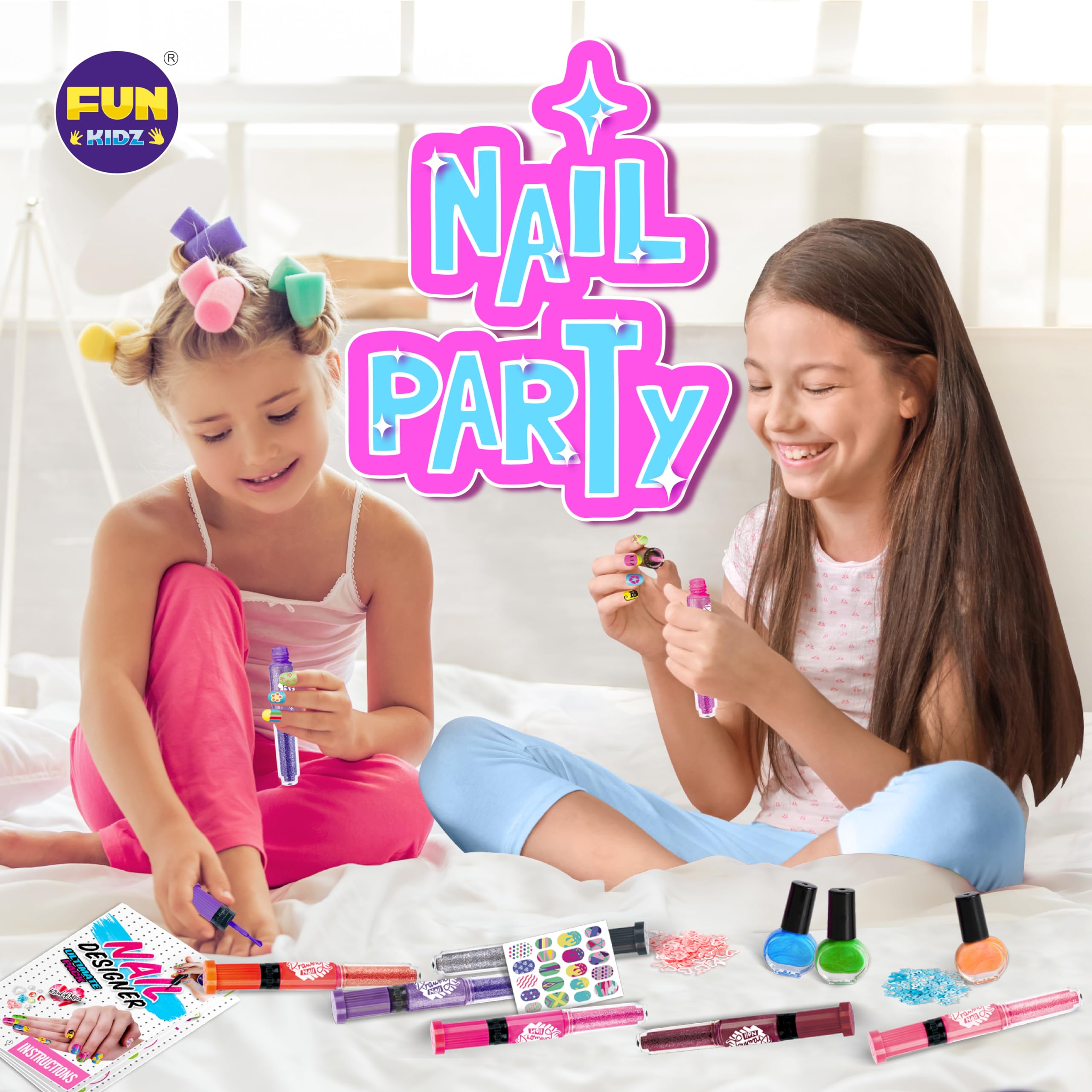 FUN KIDZ lima-uñas: lija suave para un acabado limpio.