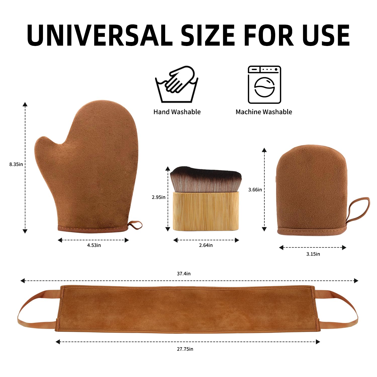 FUNAN mini mitt para rostro y pies con control preciso.