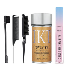 FUNAN-set-5-piezas-barra-cera-cabello para un peinado suave y sin encrespamiento.