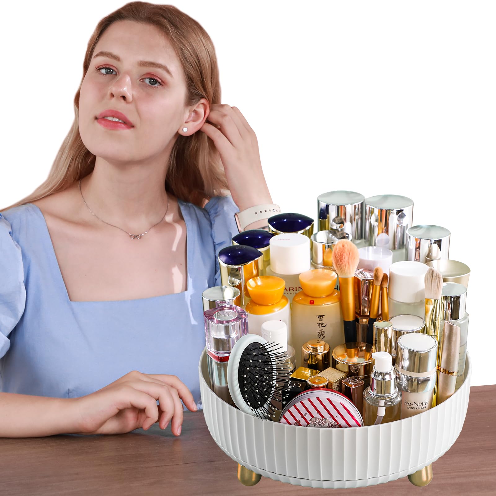 Ideal para especias o perfumes, manteniendo todo a la mano.