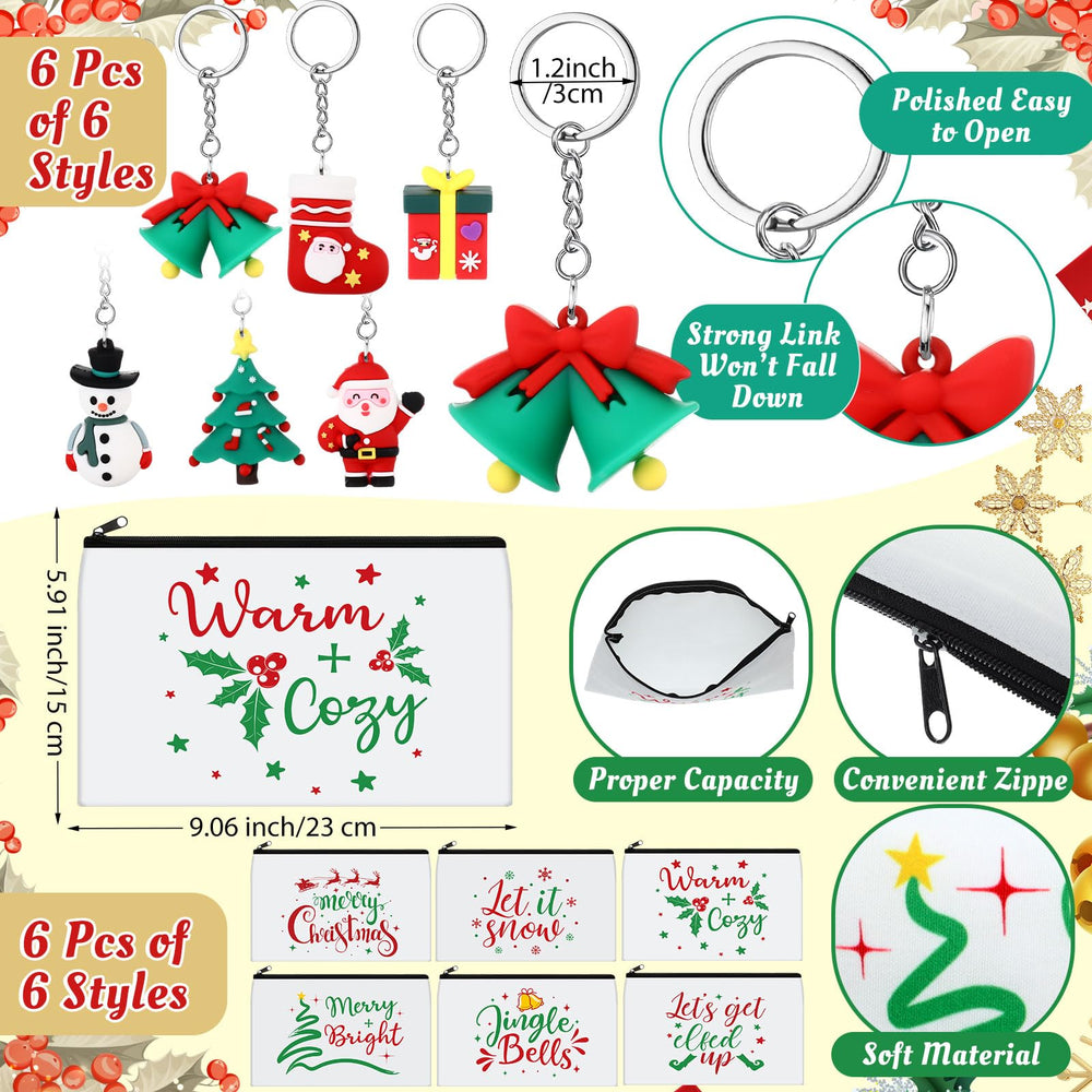 Caja regalo navidad Funnymoom con 6 piezas para fiestas