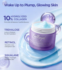 Brocha premium FunRoyal para aplicar la mascarilla de arcilla sin tirar