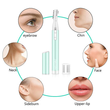 Funstant Afilador cejas funciona con pila AAA para uso móvil.