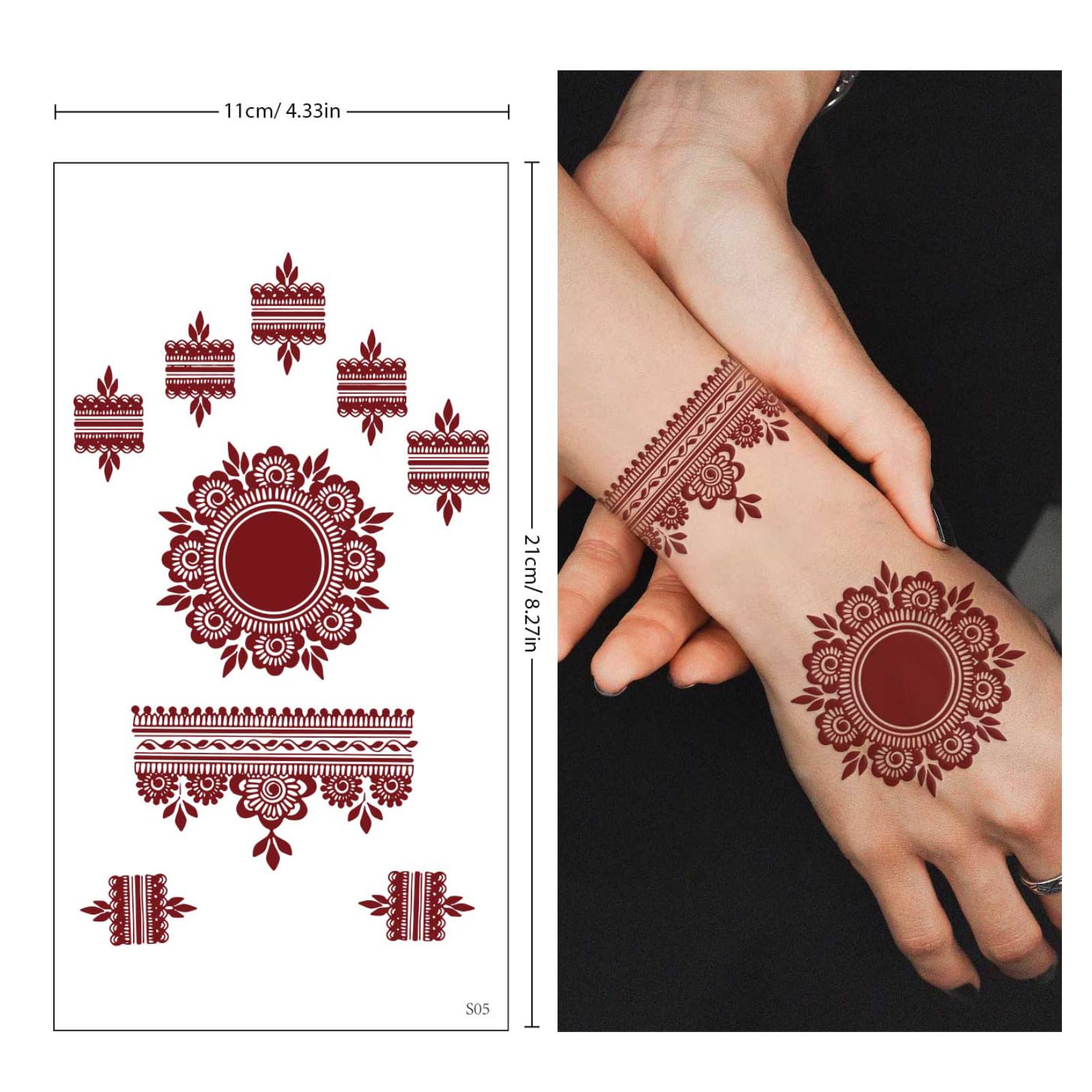 FUNTATTOO: perfecto para bodas y festivales, decoración corporal elegante