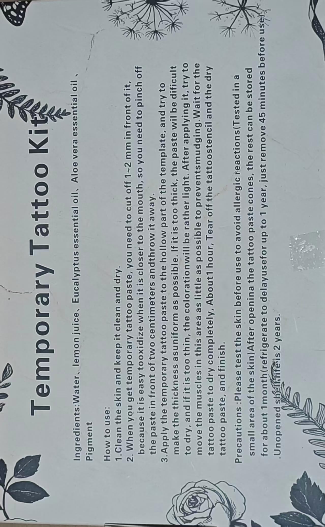 Tatuajes Funtigee resistentes al agua con duración de varios días