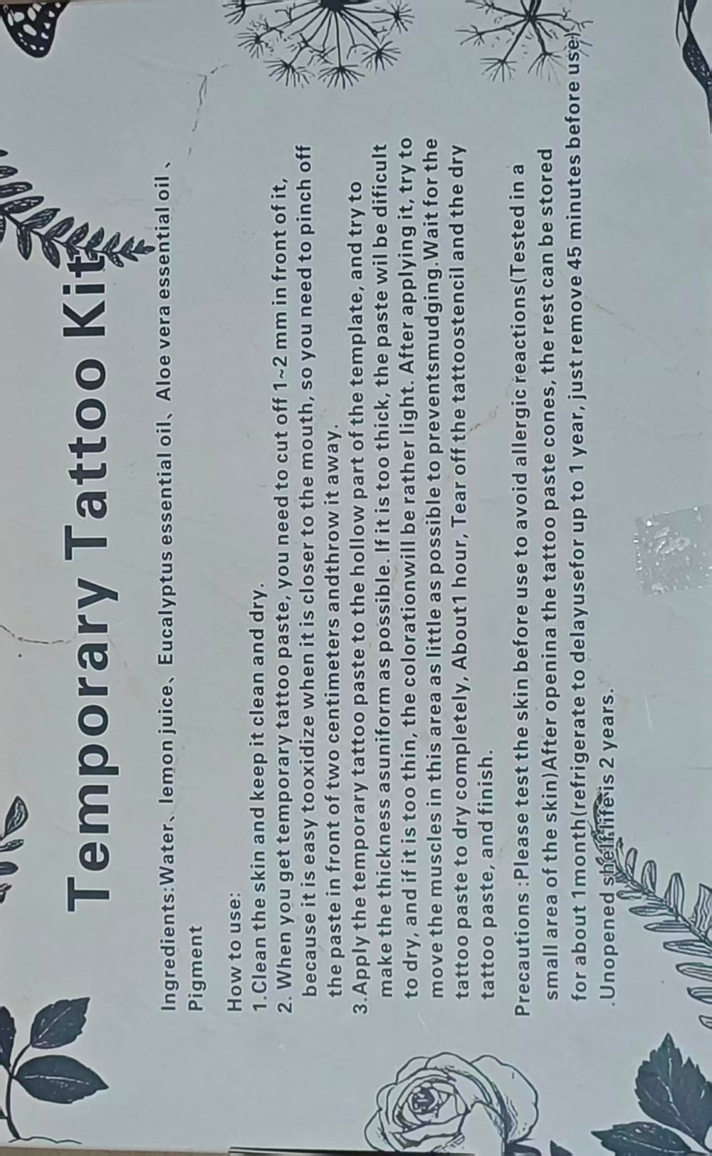 Tatuajes Funtigee resistentes al agua con duración de varios días