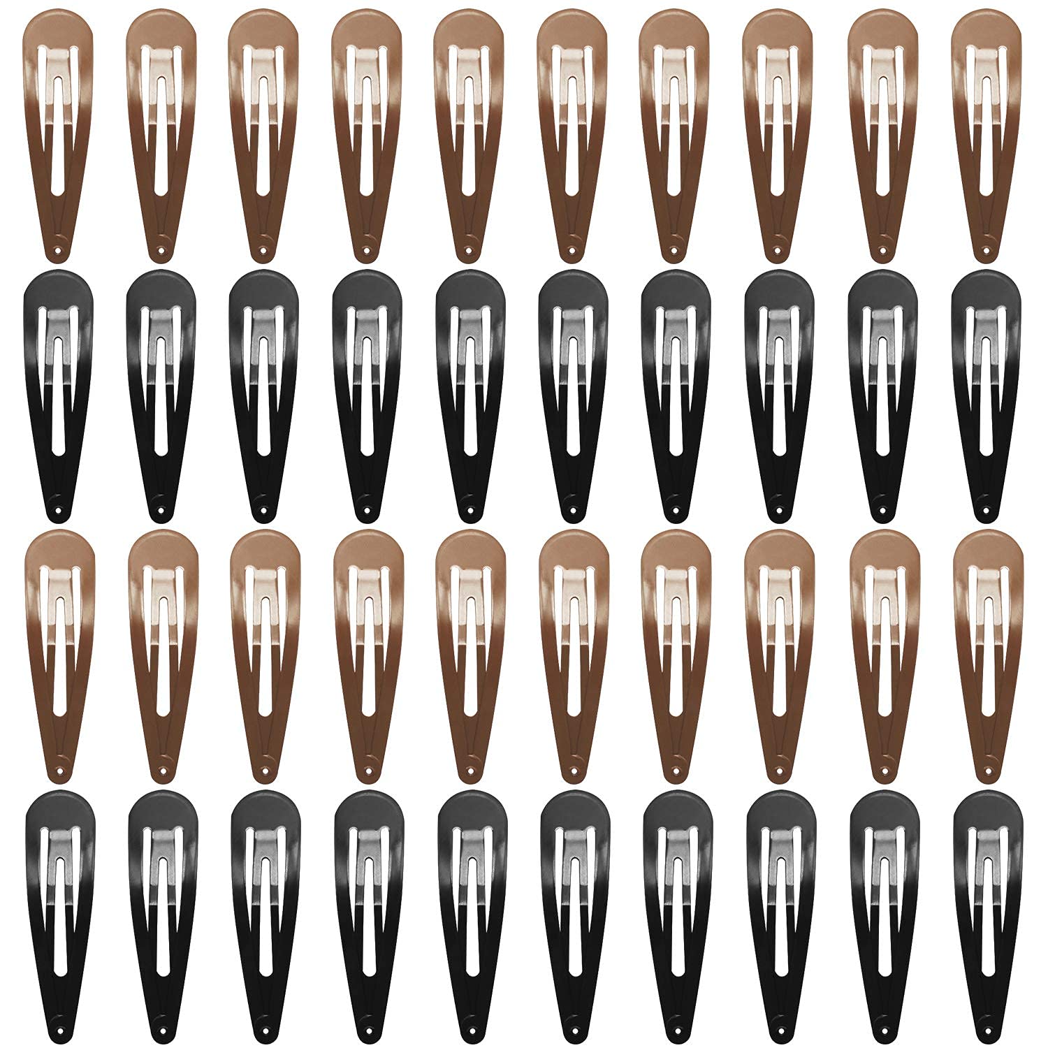 Broches Funtopia de 7 cm, conjunto grande para peinados caseros