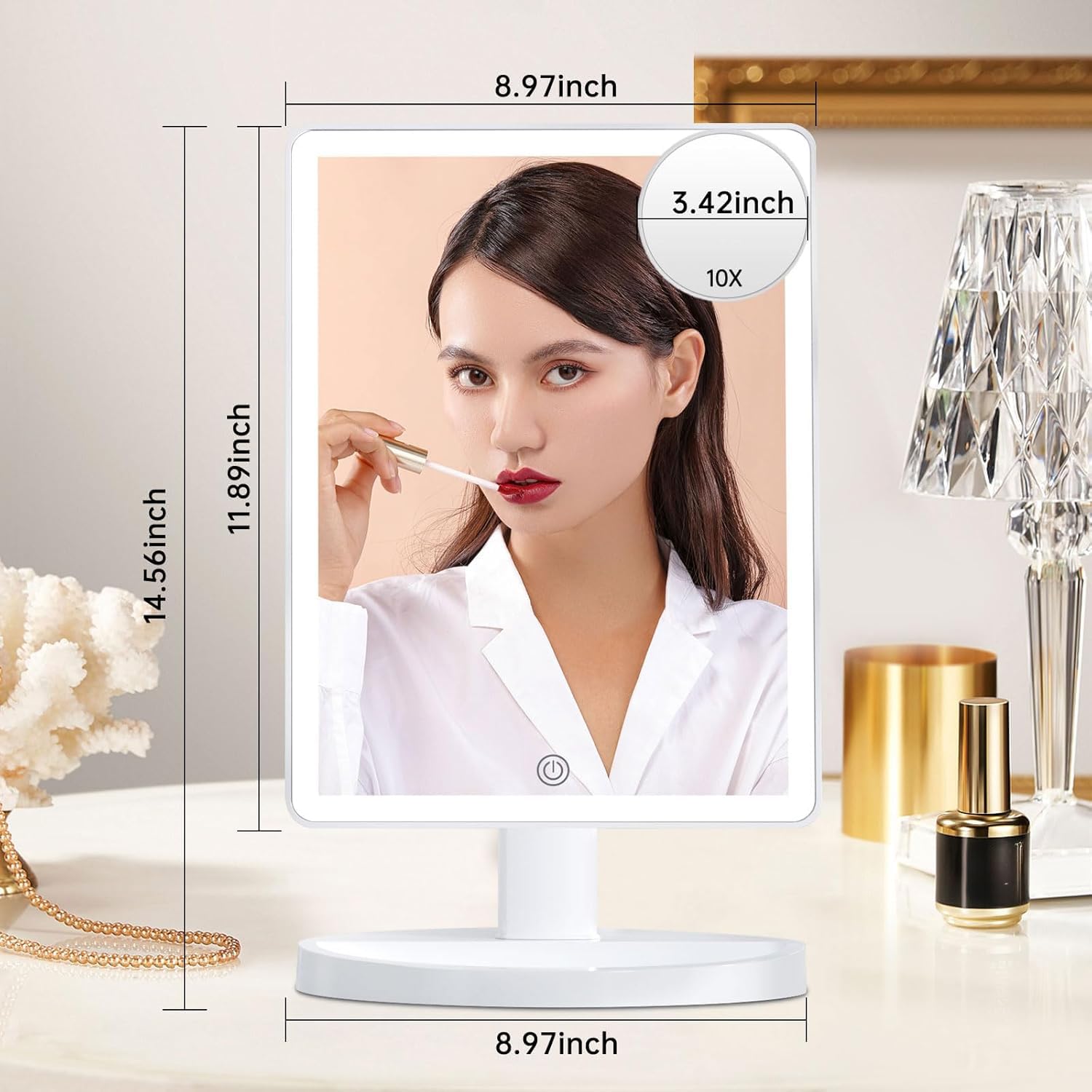 FUNTOUCH Aumento 10X desmontable para detalles precisos