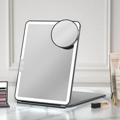 Espejo de viaje FUNTOUCH con iluminación para maquillaje en hoteles