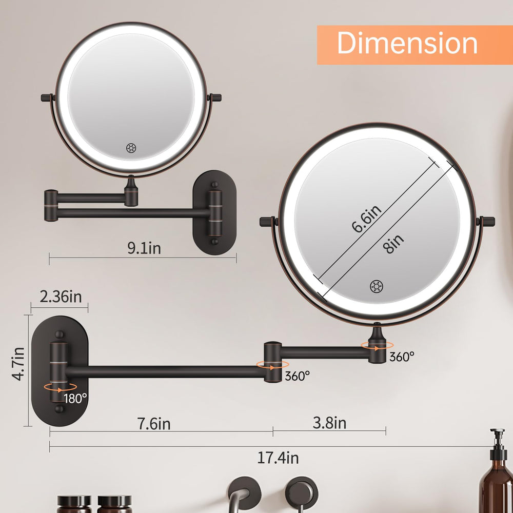 FUNTOUCH finition antique bronze, design élégant et durable.