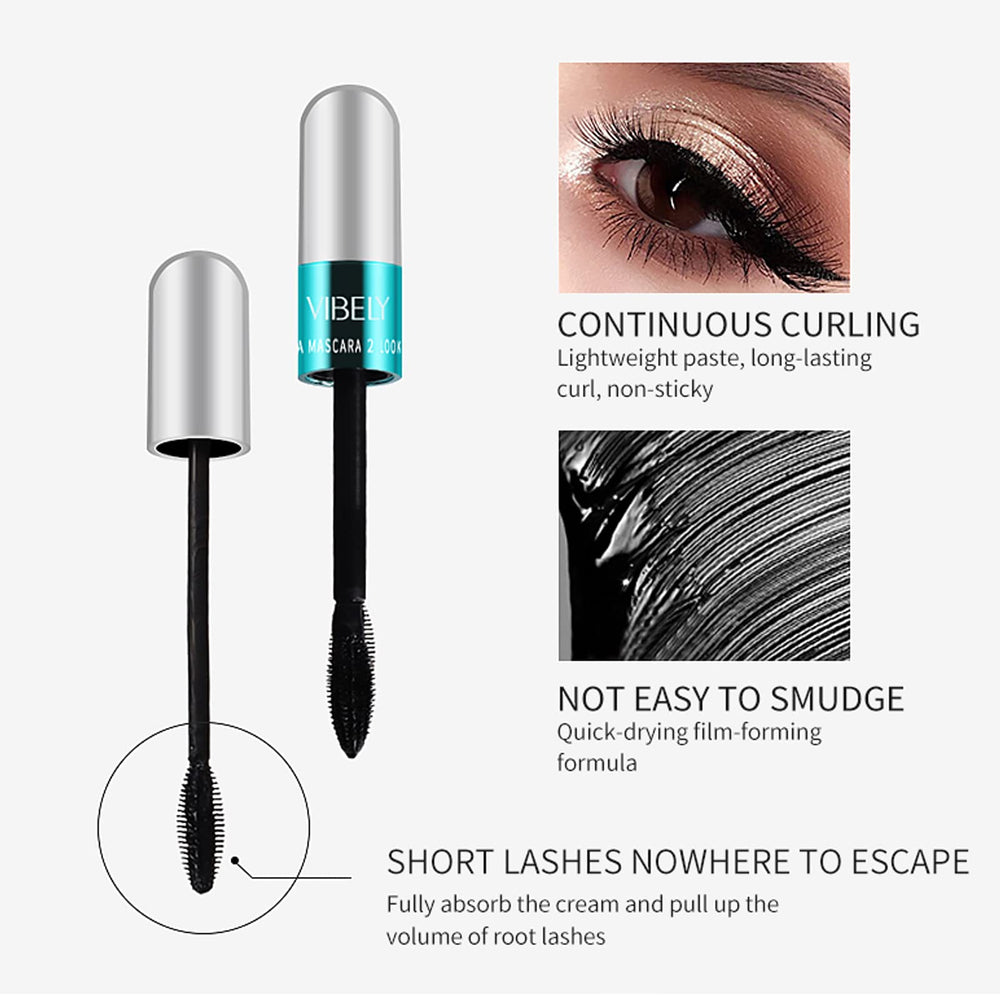 fupah Vibely Mascara: fibras 4D para un acabado profundo.