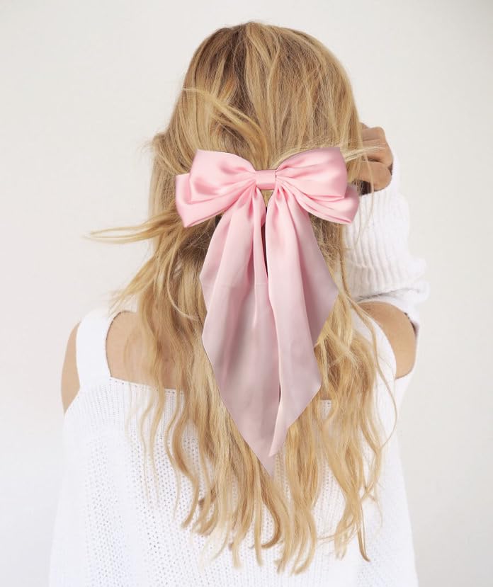 Pinza tipo alligator de Furling Pompoms con lazo rosa, agarre seguro