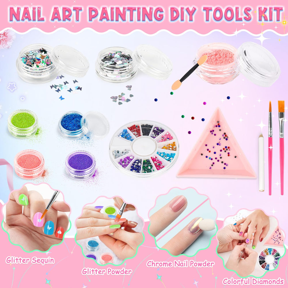 Accesorios de uñas FUSPWEAO: brochas, pinzas y herramientas